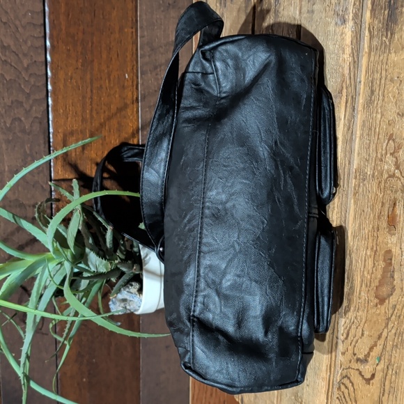 Rosetti Black Shoulder Bag with Silver Accents - Picture 8 of 9